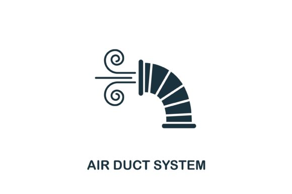 Air Dust System Icon: Visual Clarity for Ventilation Design