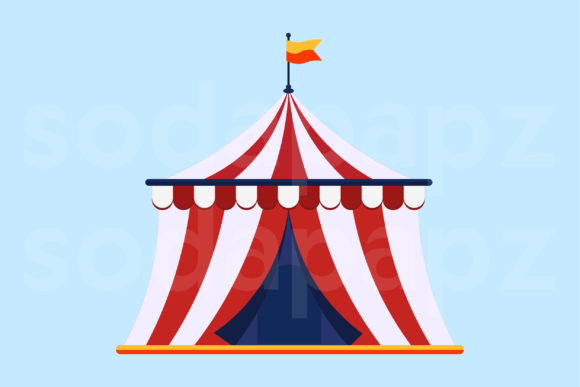 Carnival Fest - Tent: A Creative Icon for Diverse Design Projects
