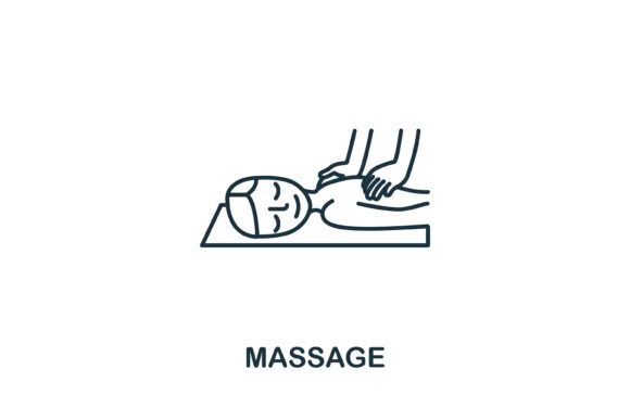 Evaluating the Massage Icon from Spa Therapy Collection for Professional Design Projects