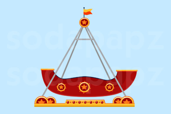 Exploring the Viking Ship Ride at Carnival Fest: A Unique Design Asset for Creative Projects