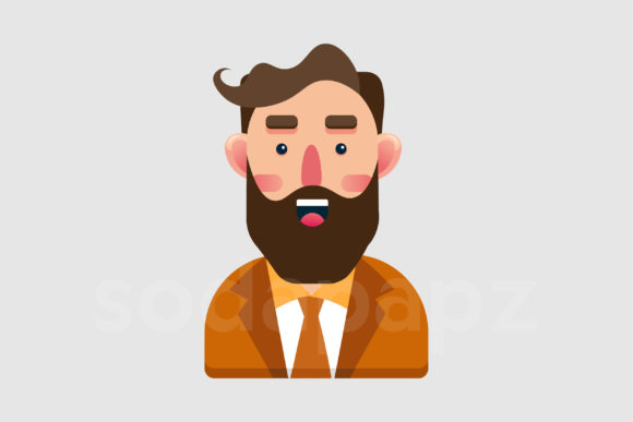 Family Character Icon - Father 1: A Versatile Design Asset