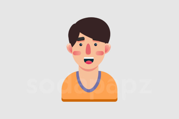 Family Character Icon - Son: A Versatile Design Asset for Modern Creatives
