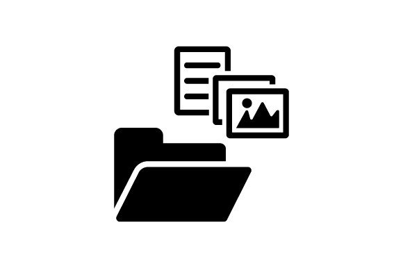 Folder Storage Icon: A Versatile Design Asset