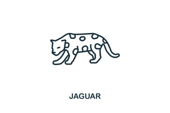 Jaguar Icon from Wild Animals Collection: A Versatile Design Asset for Creatives and Professionals