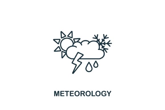 Meteorology Icon from Science Collection: Design Guide