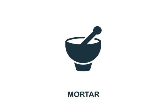 Mortar Icon: Elevating Web Design and Infographics with Versatile Vector Graphics