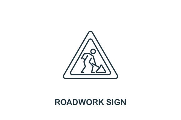 Roadwork Sign: A Versatile Graphic for Workflow Clarity and Visual Communication